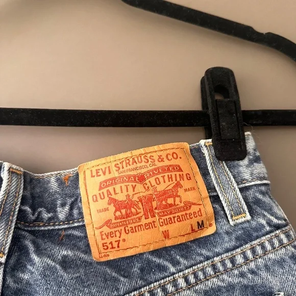 LEVI's Ripped Jeans Distressed Denim LEVI's 517 Jean - Picture 2 of 10